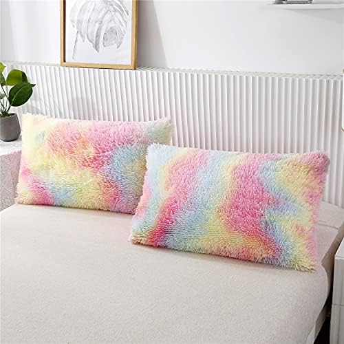 RYNGHIPY 3Pcs Rainbow Girls Duvet Cover Set Twin Size 1