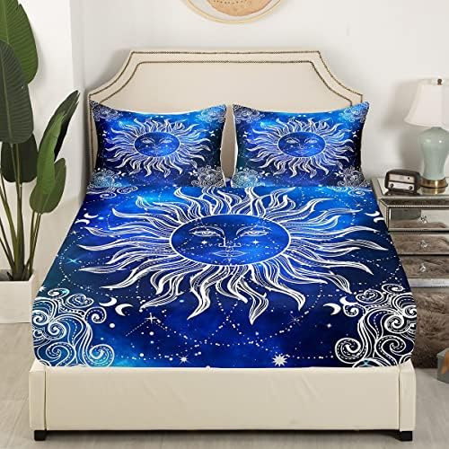 Boho Paisley Floral Sheet Set Queen Size