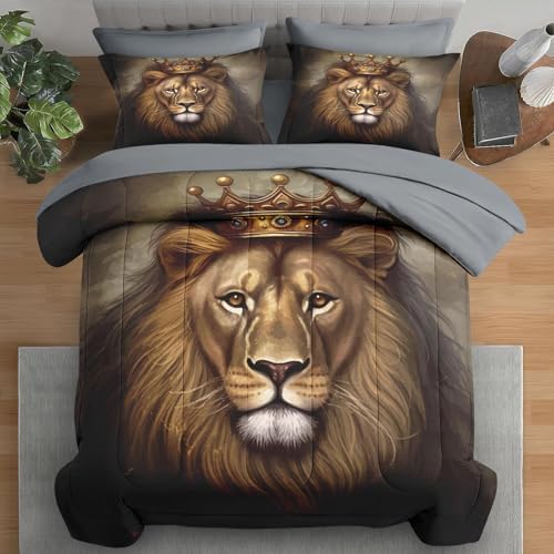 Pamnest King Lion Comforter Set 7 Pcs 1