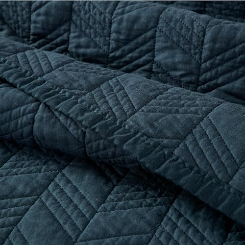 Chezmoi Collection Roswell 3-Piece Cotton Quilt Set King Size