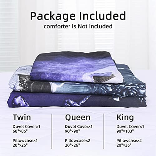 WONGS BEDDING 3D Soccer Duvet Set Twin Size