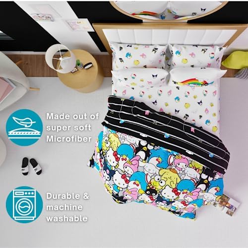 Franco Hello Kitty Friends 7 Piece Comforter Set