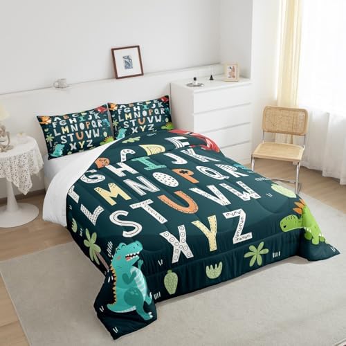 Feelyou Alphabet Kids Comforter Set Twin Size