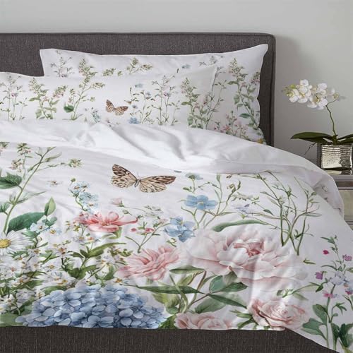 Boanket 3-Piece Queen Duvet Cover Set with Zipper and Pillowcases