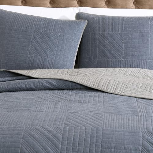 Eddie Bauer Twin Quilt Set - Reversible with Matching Sham