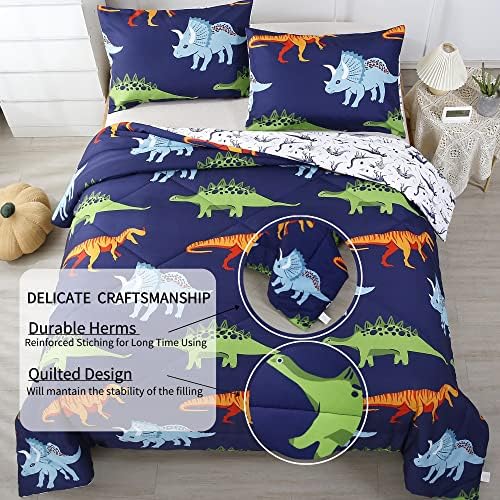 RYNGHIPY Dinosaur Comforter Set for Kids