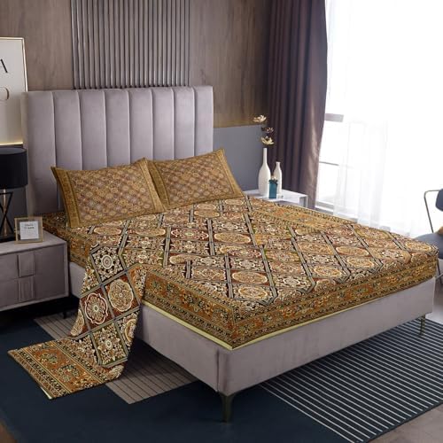 Feelyou Boho Paisley Sheet Set Twin Size Kids