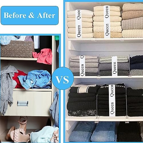 Tekalobr 4pcs Sheet Organizer Bands for Queen Bedding