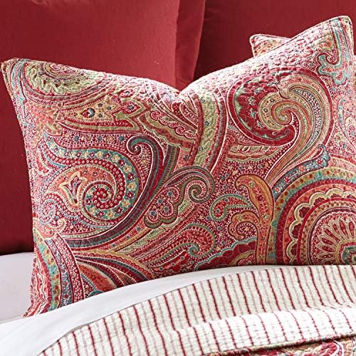 Levtex Home Spruce Red Quilt Set - King Size
