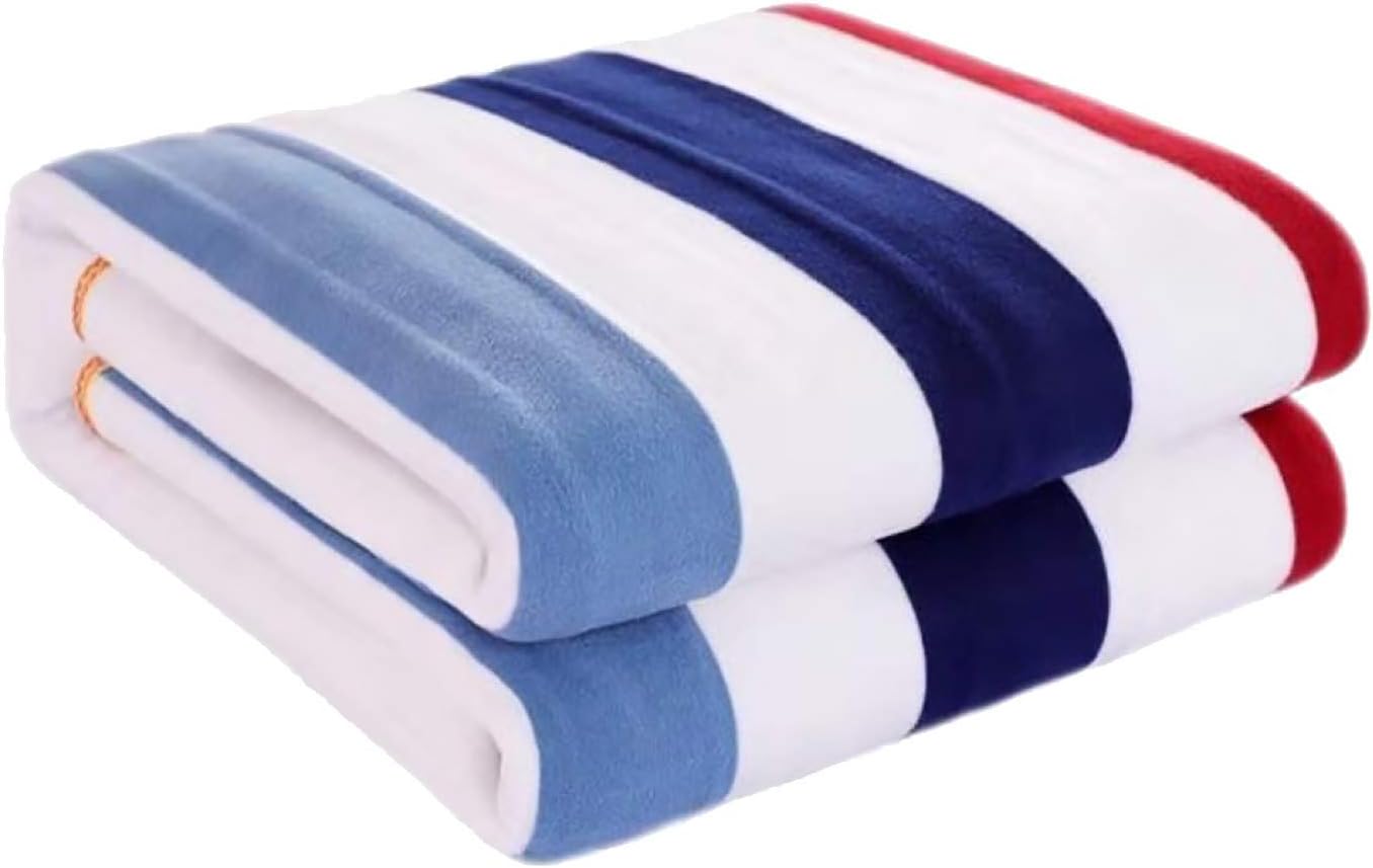 Soft Flannel Heated Throw Blanket with Fast Heating and Overheat Protection