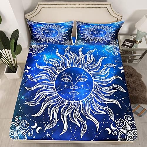 Boho Paisley Floral Sheet Set Queen Size