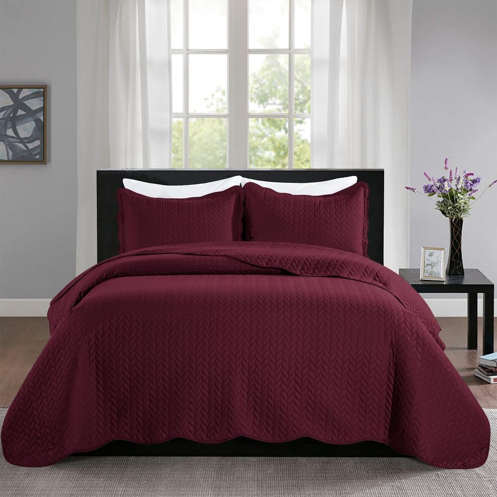 MOONLIGHT20015 Reversible Quilt Set Queen Size