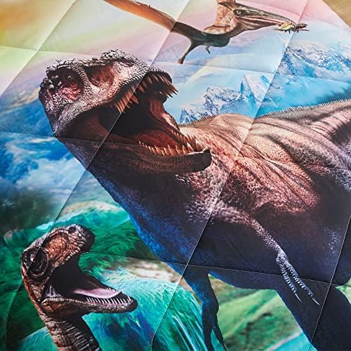 ADASMILE A S Dinosaur Comforter Set Twin for Kids 1