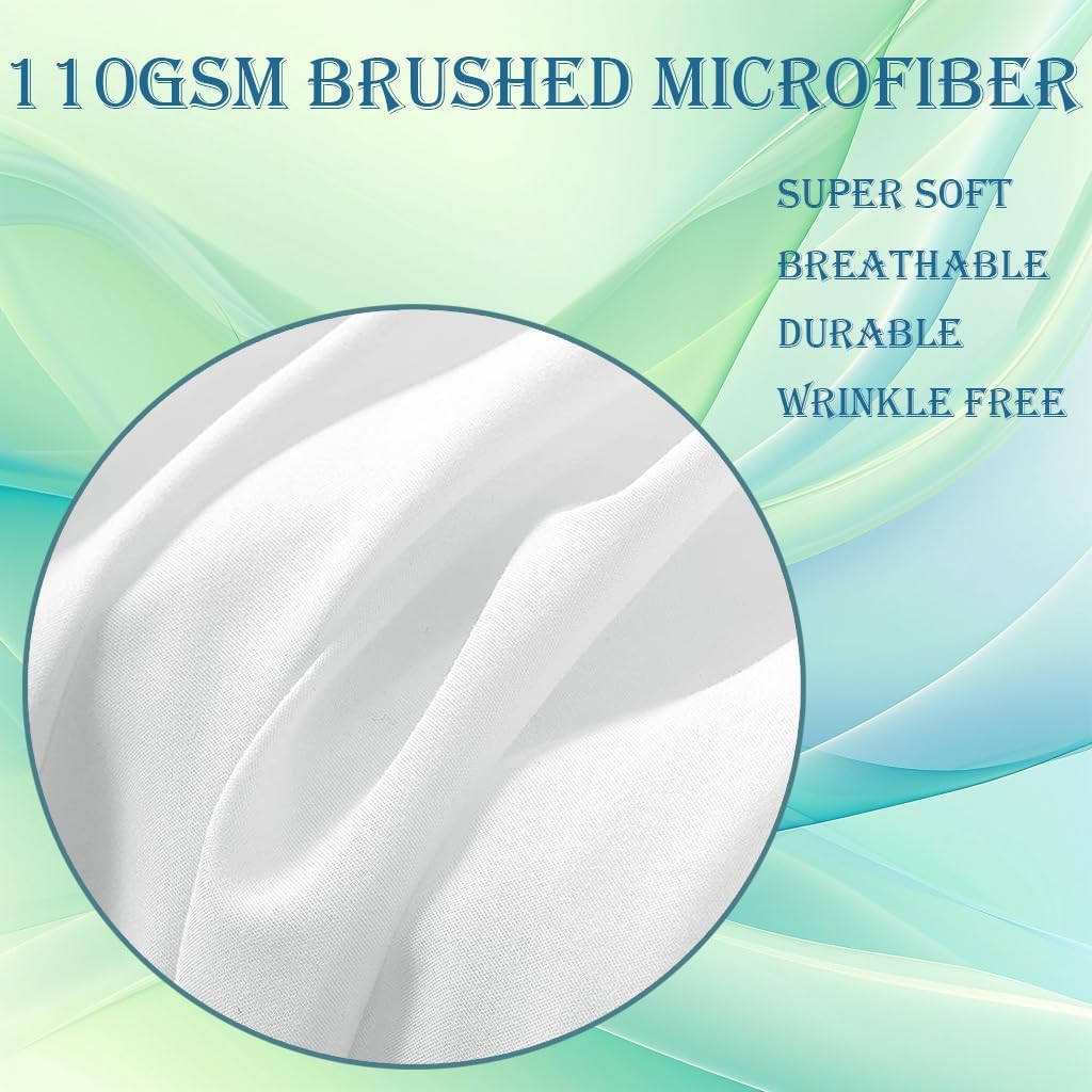 California King Microfiber Sheet Set with Deep Pocket
