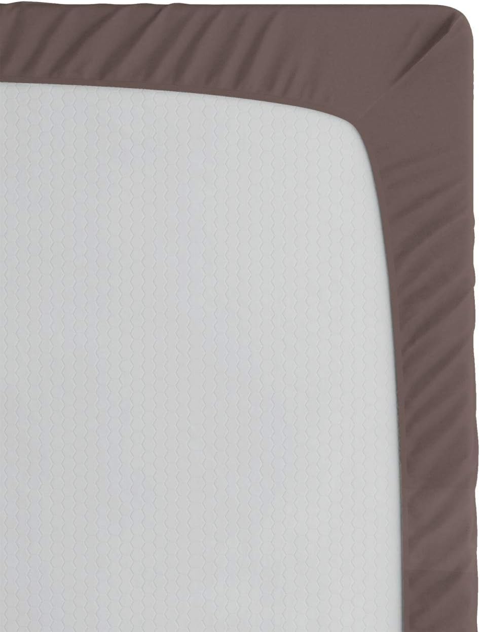 Ambesonne Pin Up Girl Fitted Sheet - Dark Taupe 1
