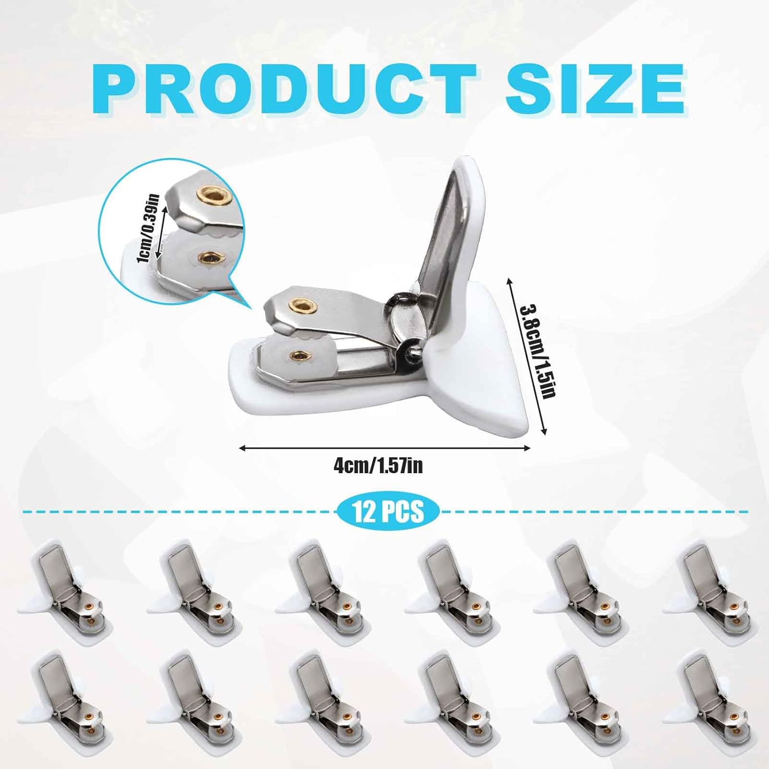 12pcs Duvet Clips for Comforter Inside