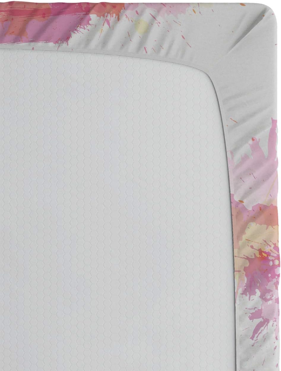 Ambesonne Spring Blossom Watercolor Sheet Set