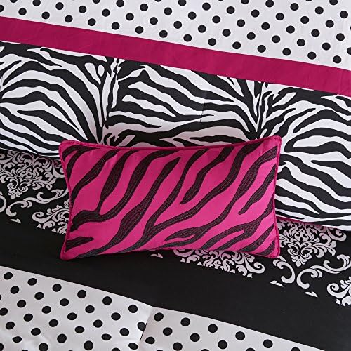 Mi Zone Comforter Set - Zebra Pink 4 Piece