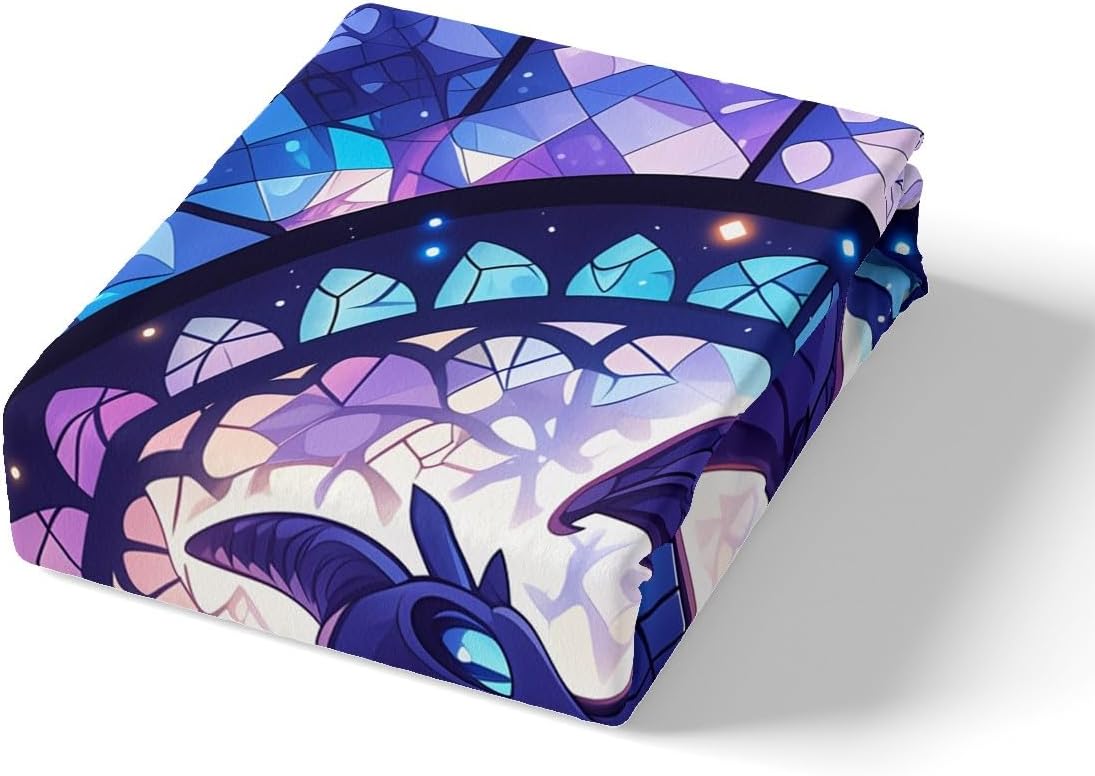 Manfei Cartoon Dragon Fitted Sheet Set Twin Size