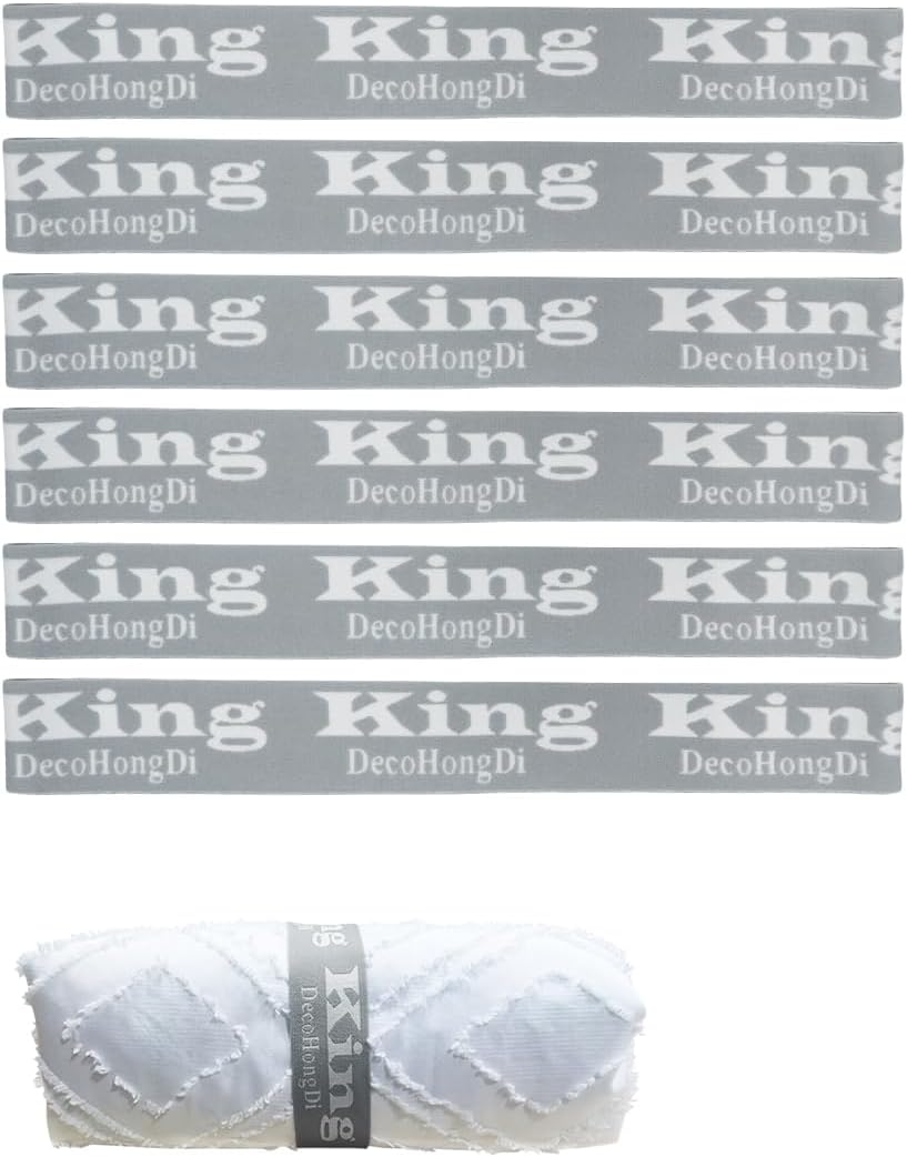 6 Pcs Sheet Label Bands for Sheets and Bedding