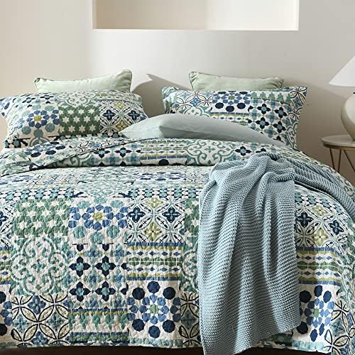 WAROUS VISIMISI Cotton Reversible Bedspread Set