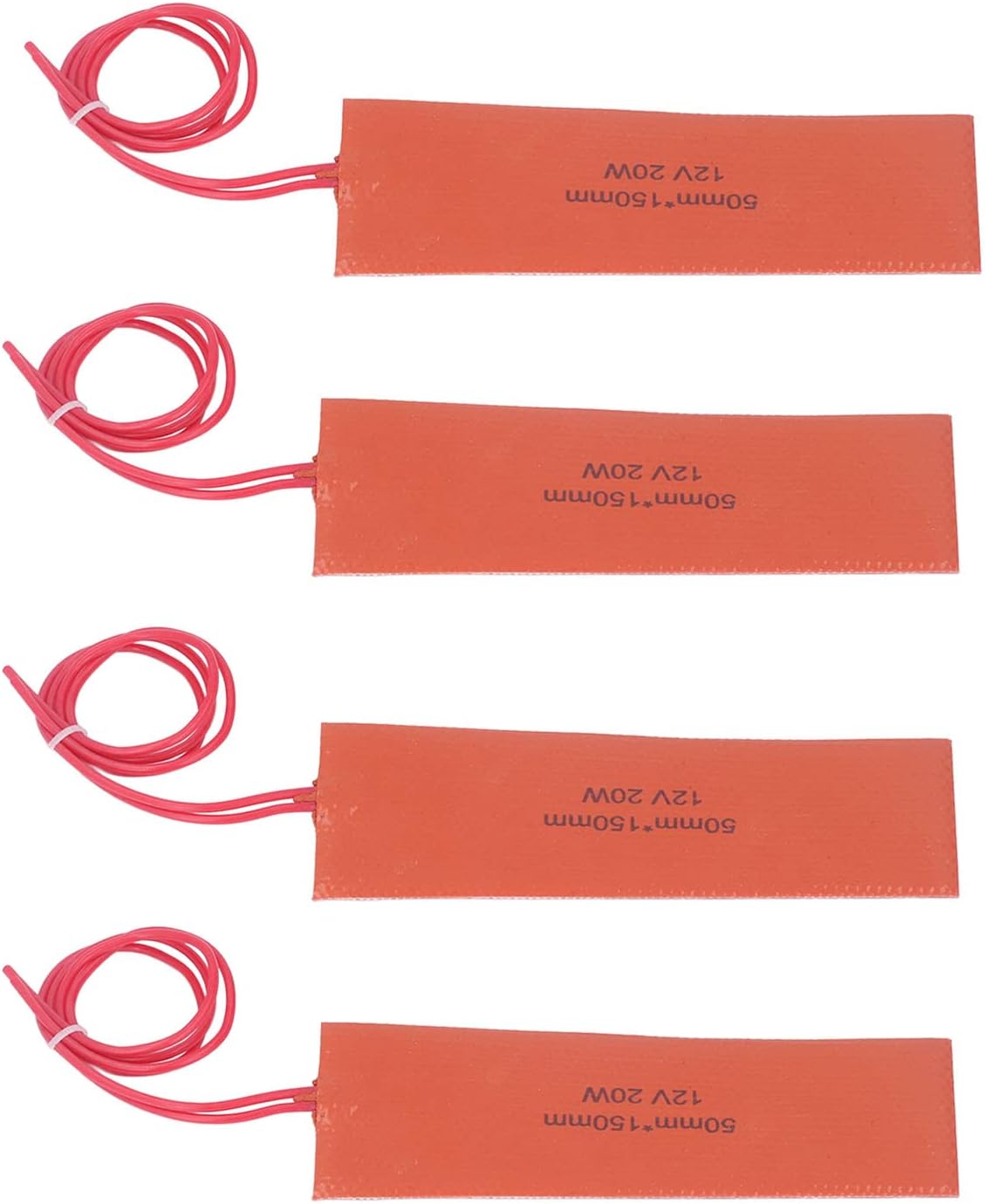12V Heating Pad with 4 Silicone Rubber Pads for Industrial Use