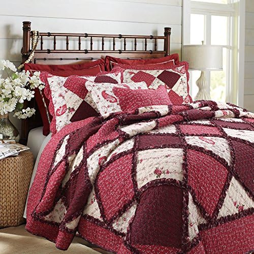 Cozy Line 100 Cotton Reversible Bedding Quilt Set