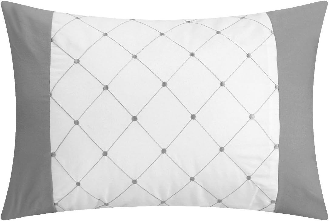 Chic Home Cheryl 10-Piece Comforter Set Queen White