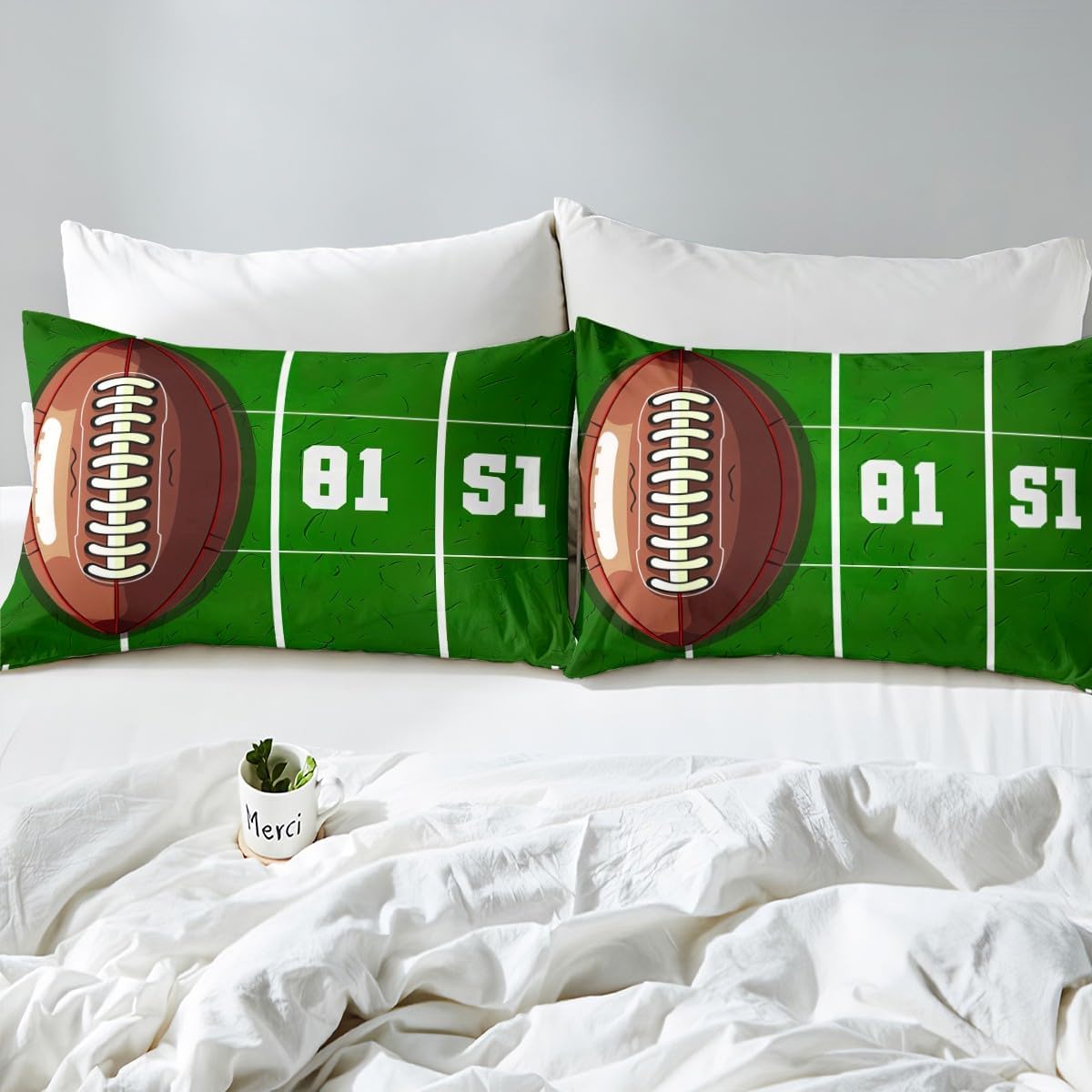 Erosebridal Rugby Bed Sheet Set for Boys 1