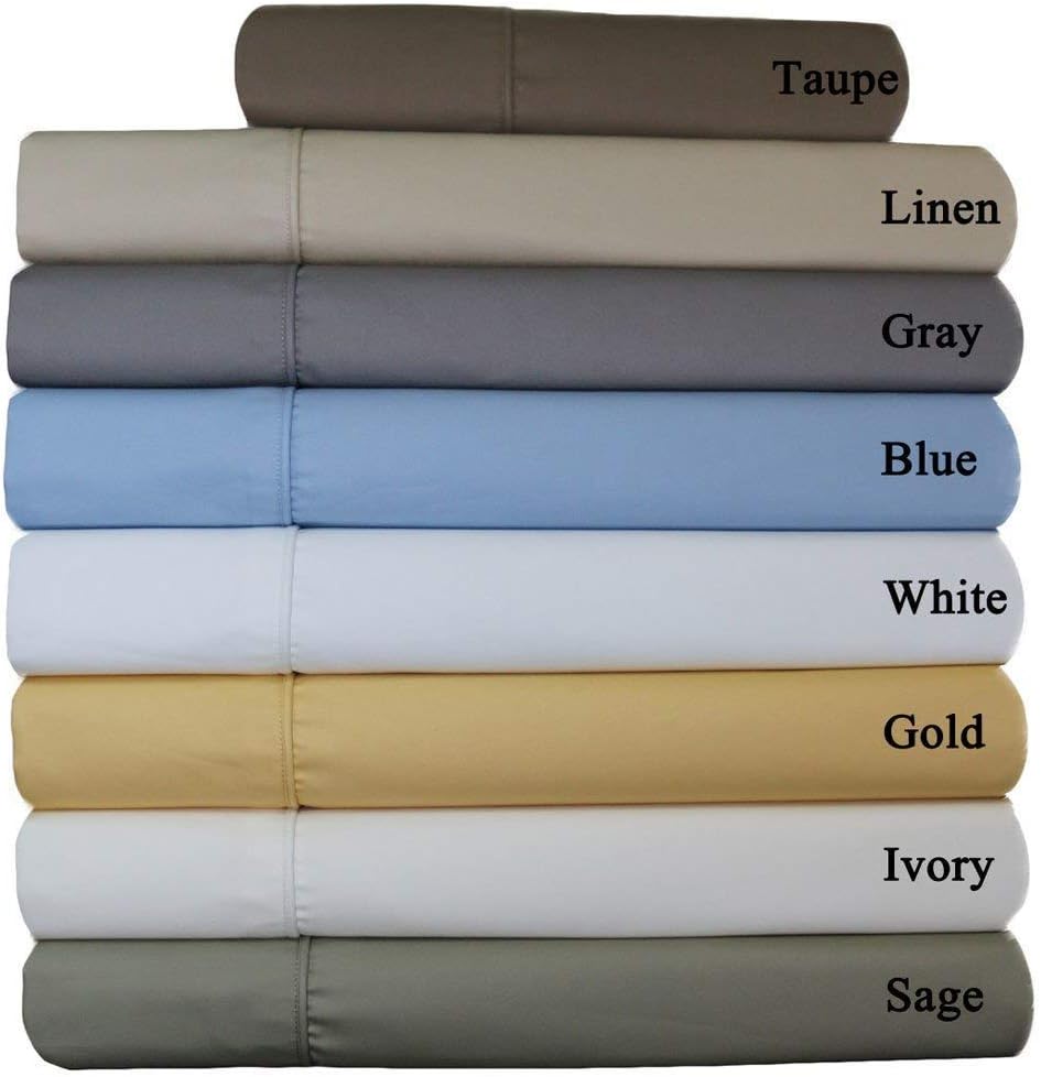 Royal Tradition 650 Thread Count Twin XL 3PC Bed Sheets Set