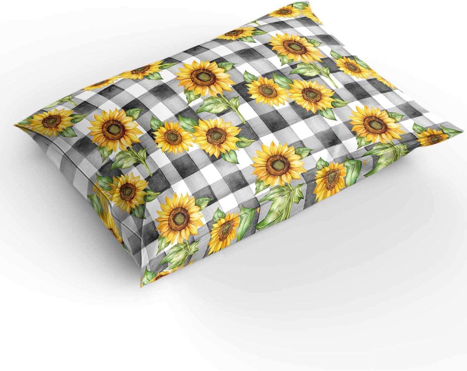 Boanket 3-Piece Queen Bedding Set with Zipper and Plaid Design