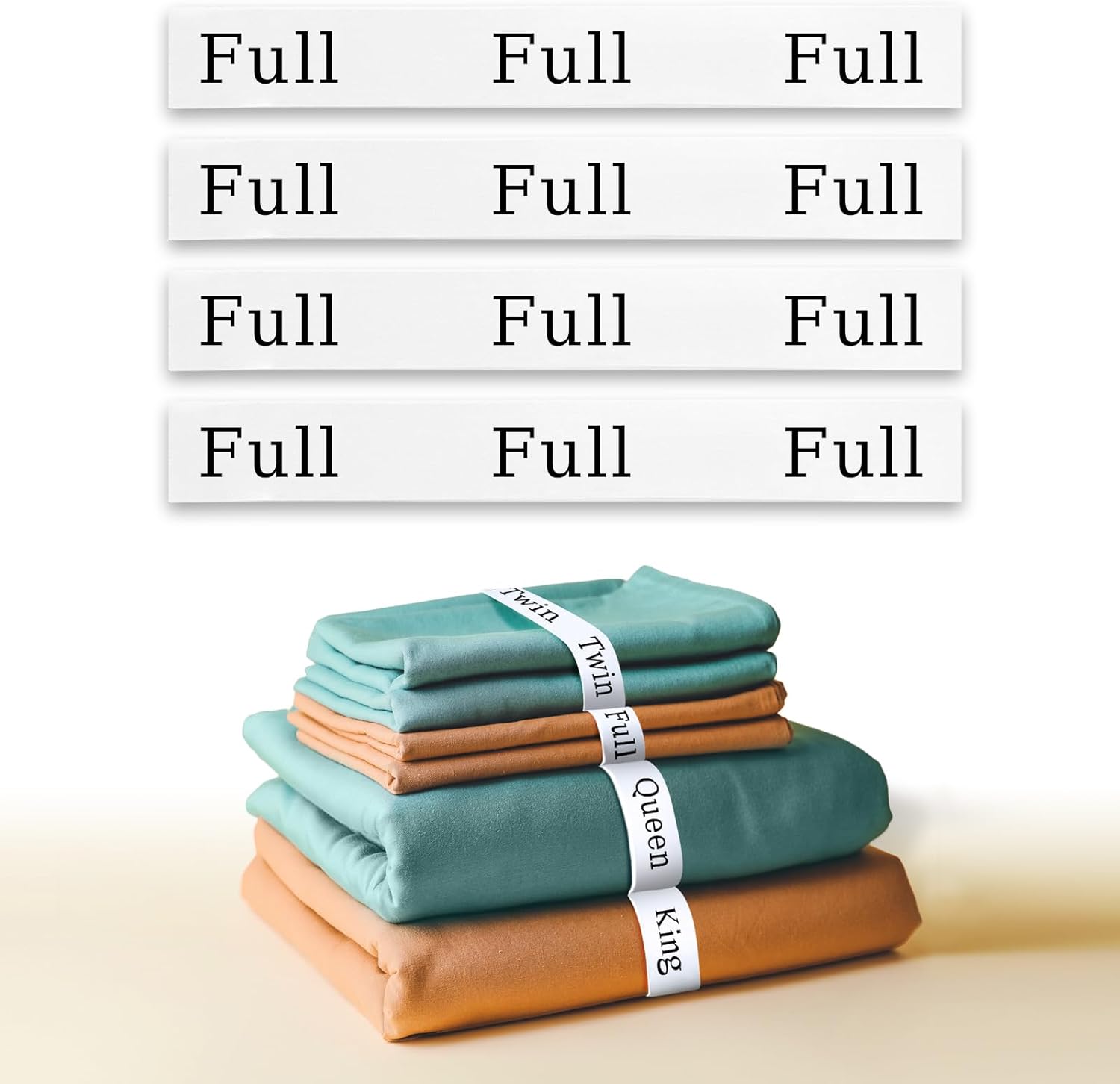 WAJACFUN Bed Sheet Organizer Bands 4 Pack