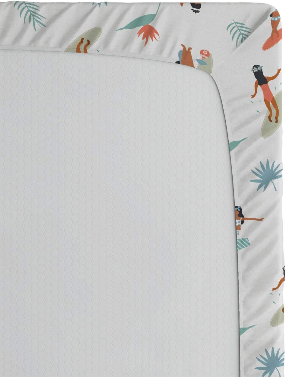 Ambesonne Hula Girl Fitted Sheet - California King