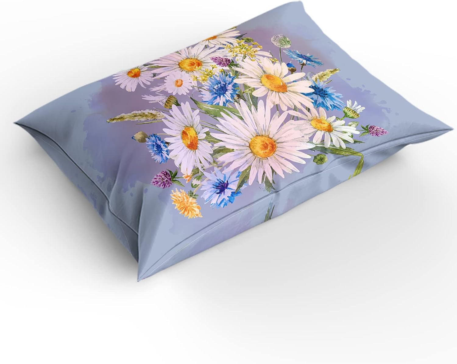 OComster California King Duvet Cover Set with Daisy Flowers