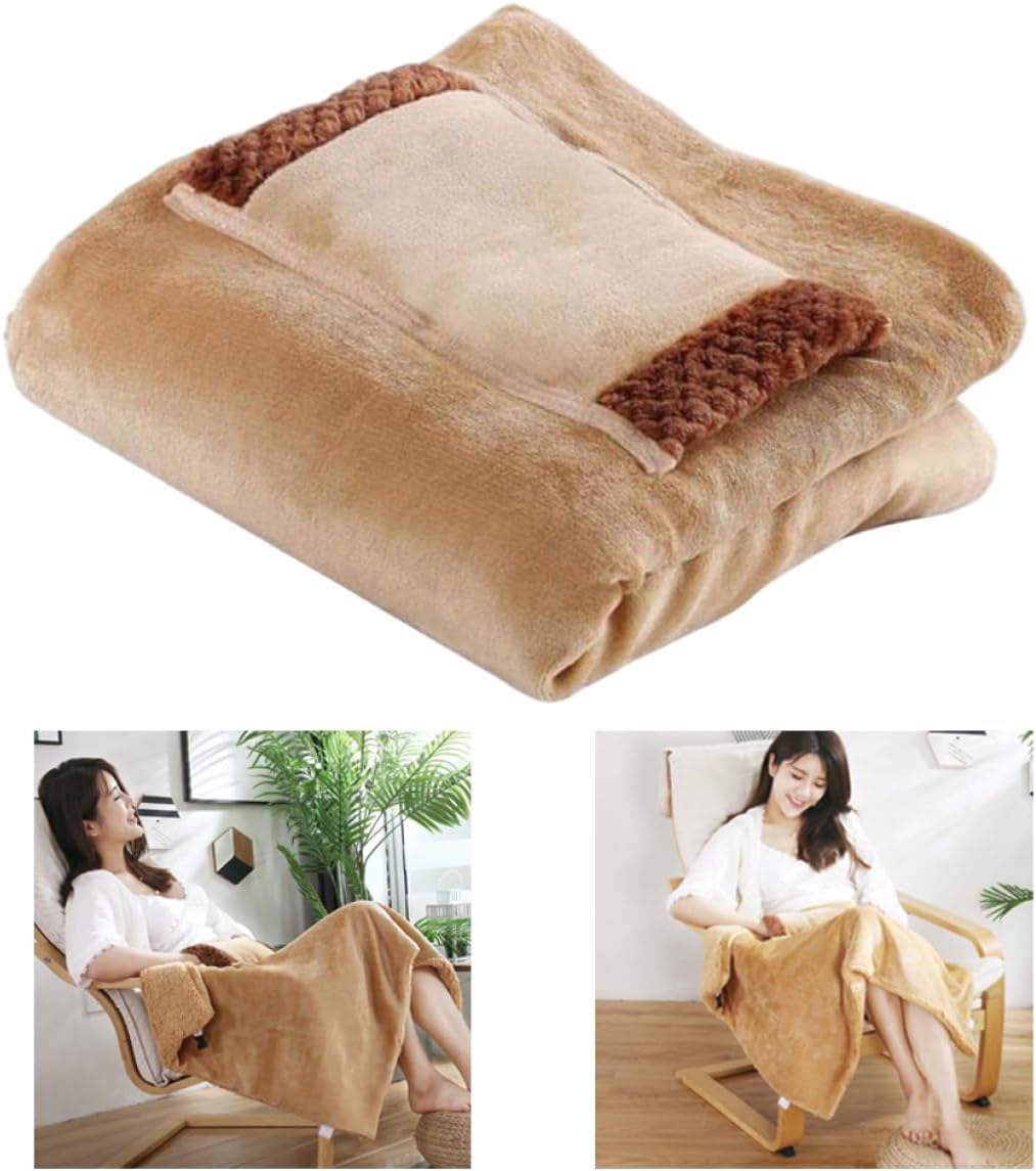 Jeorywoet Lap Electric Throw Blanket with USB Cable