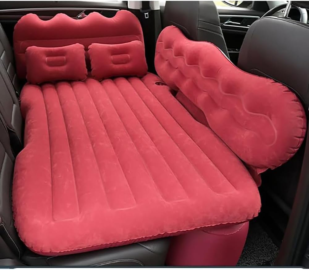 Car Inflatable Mattress for Hyundai i30 2019-2024 Portable Red 1