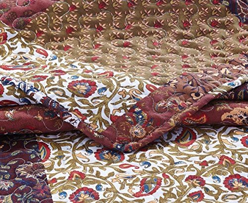 SLPR Red Riches 3-Piece Quilt Set - King Size