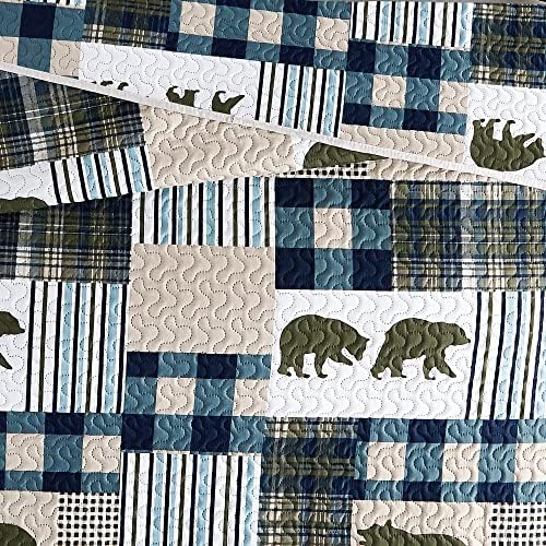 UMCHORD Queen Quilt Set with Reversible Design