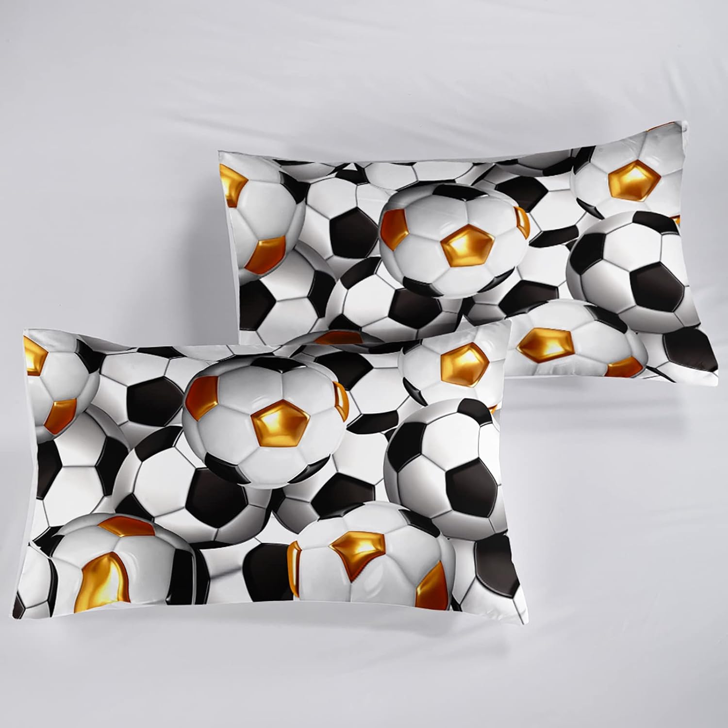 BailiPromise Soccer Comforter Set for Kids