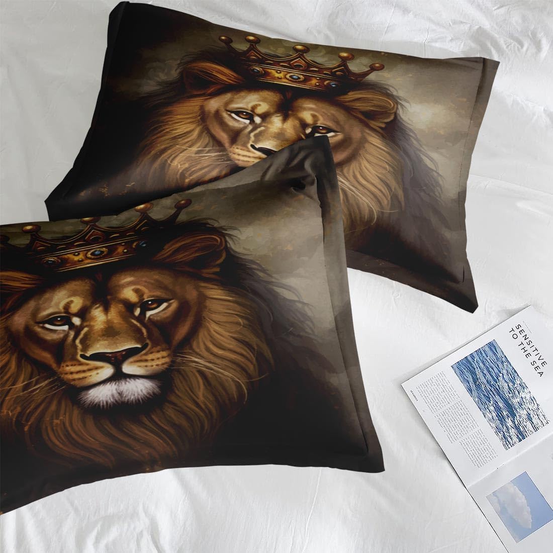 Pamnest King Lion Comforter Set 7 Pcs 1