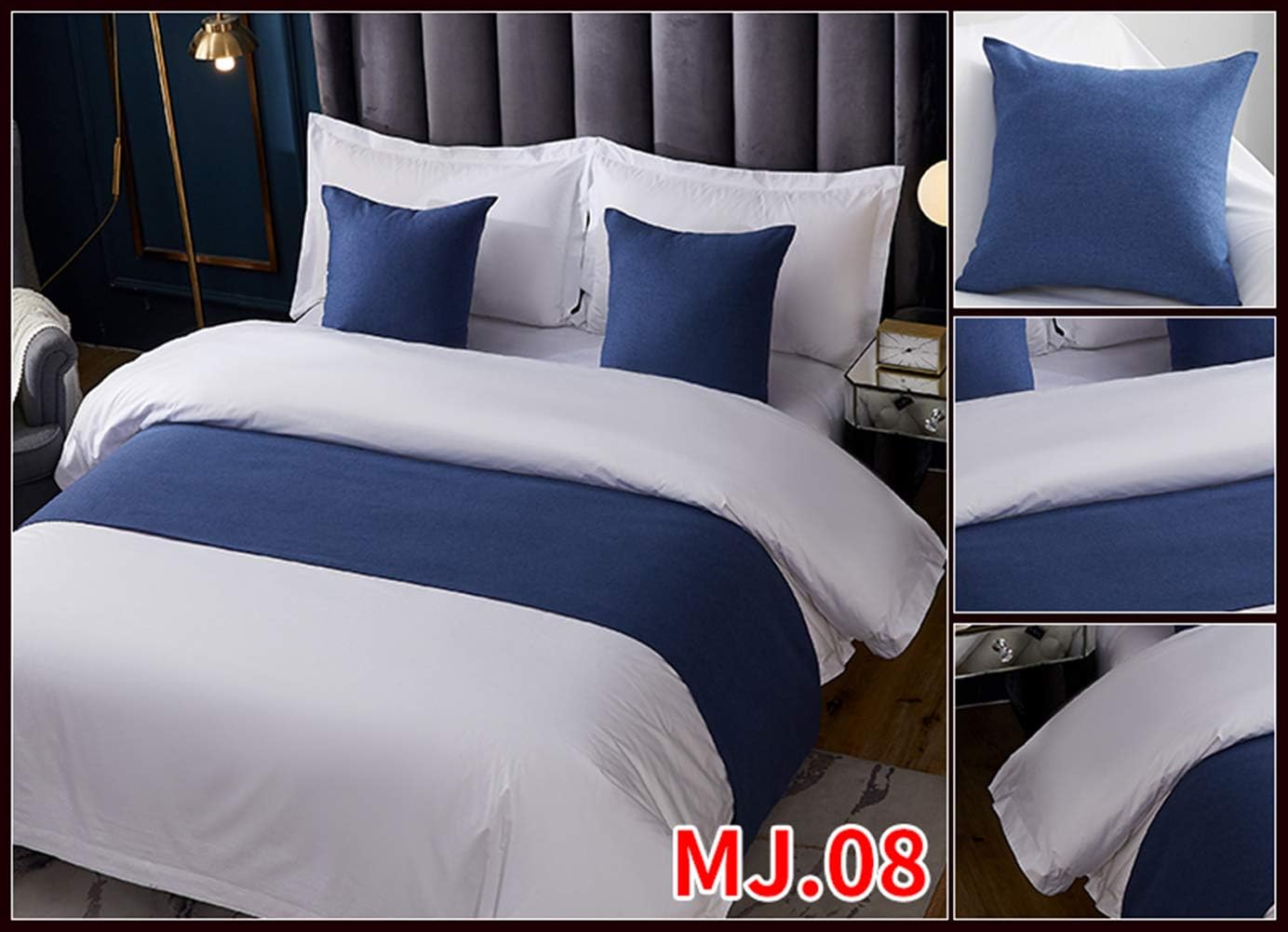 Twelves Queen Bed Runner Scarf Cotton 08 1