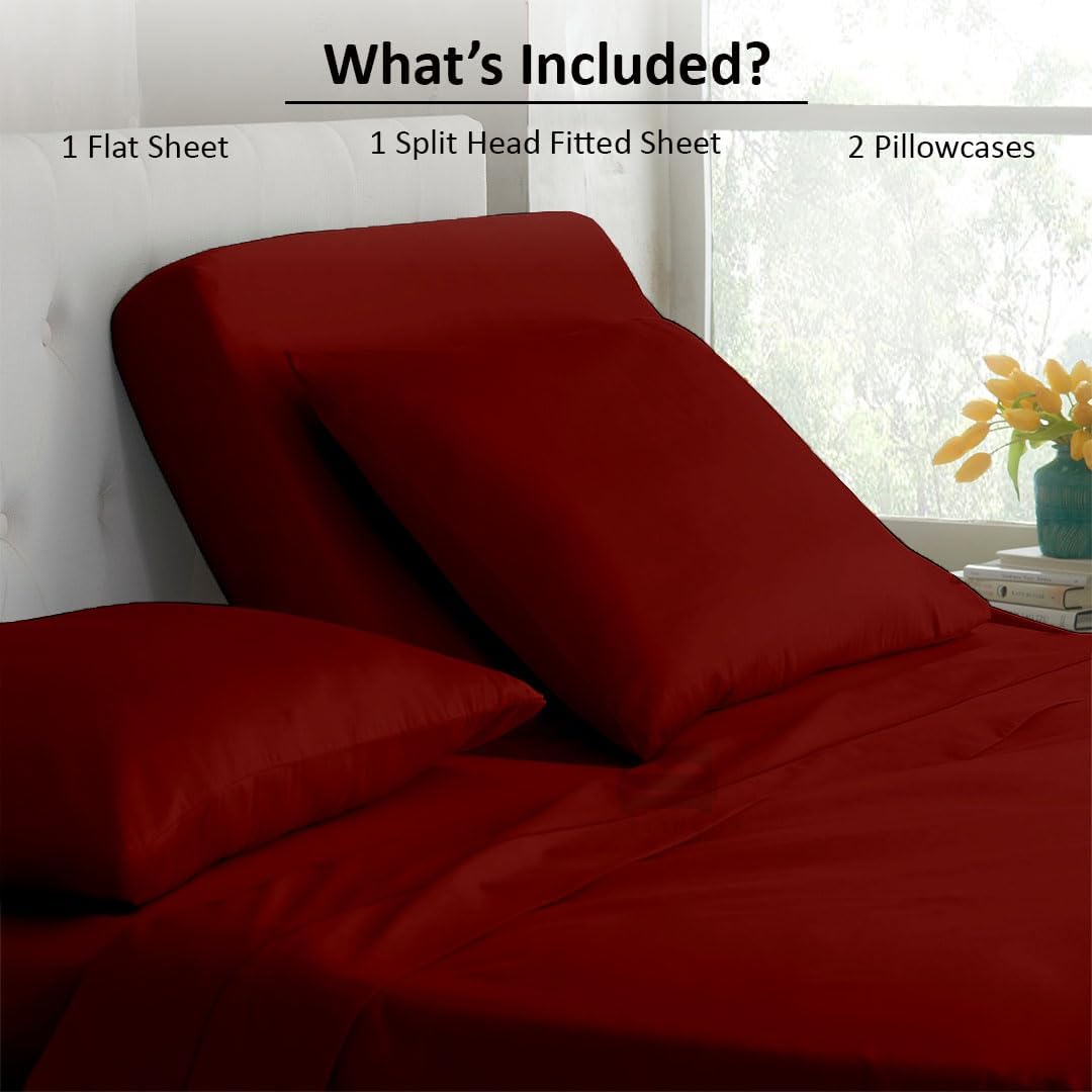 Cottingon Luxury 4-Piece Cal King Sheets Set