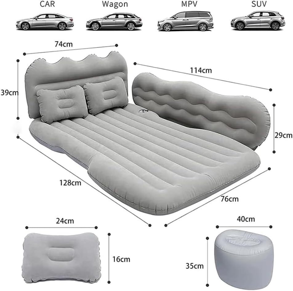 Car Inflatable Mattress for Volvo XC60 II Hybrid 2018-2023 Pink