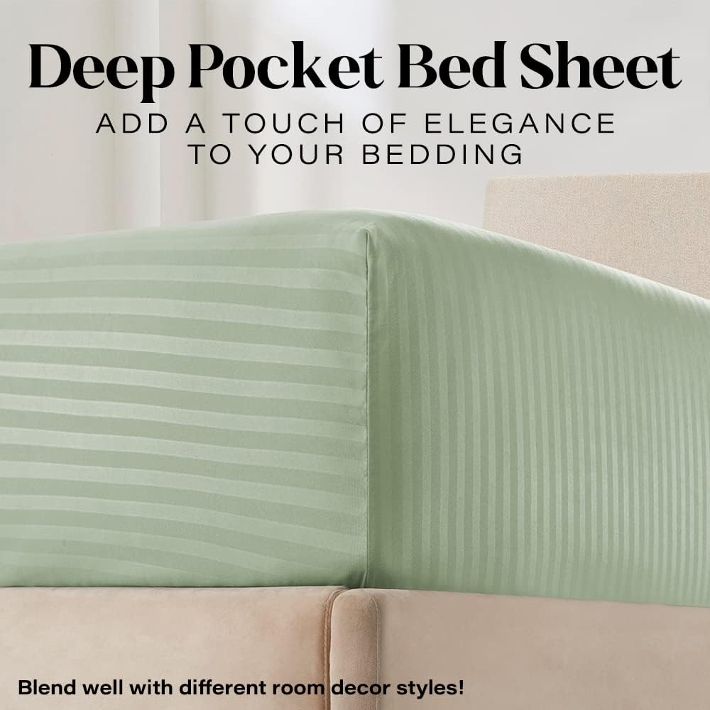 Elaine Karen Striped Full Sheet Set 4-Piece