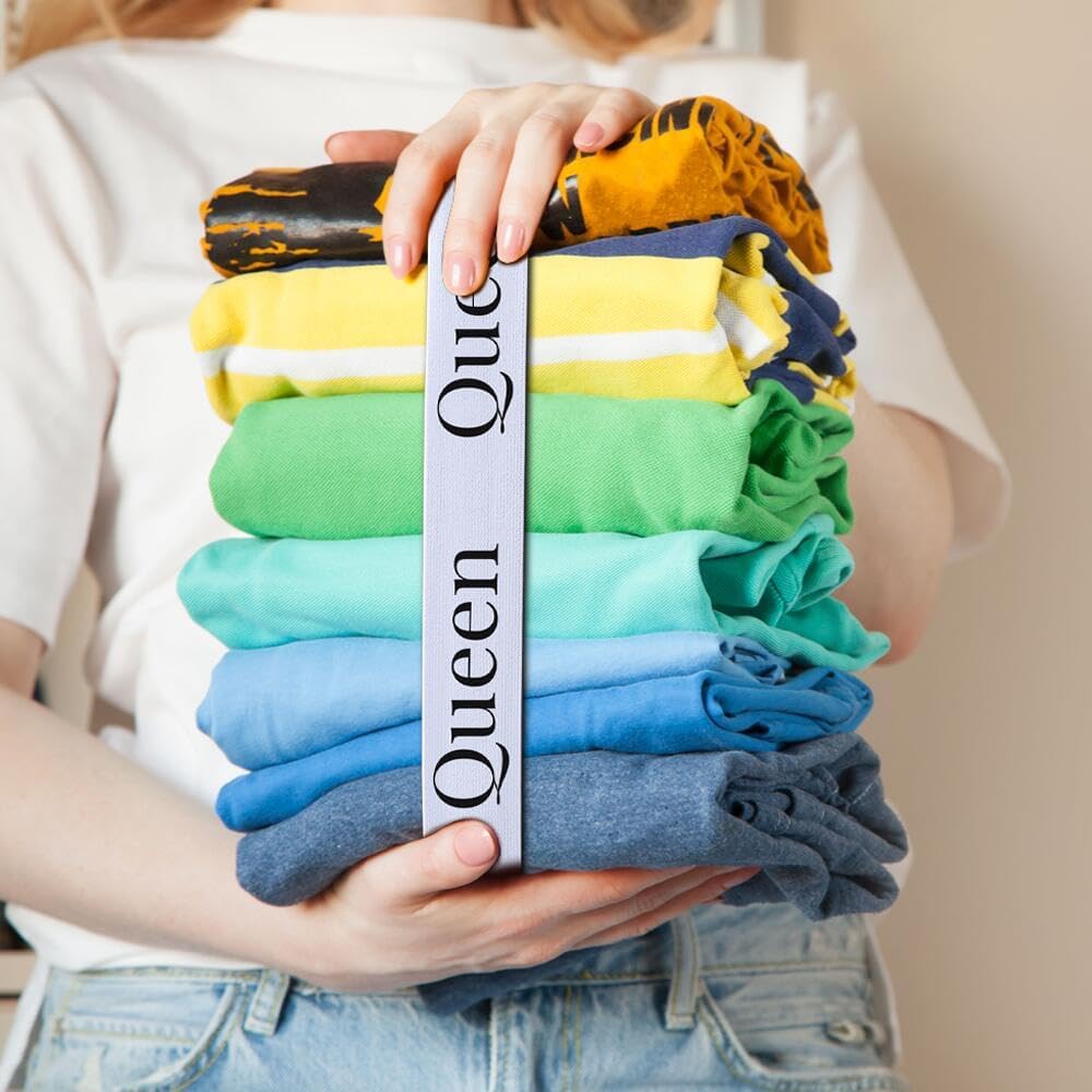 FGY Sheet Organizer Bands for Linen Closet