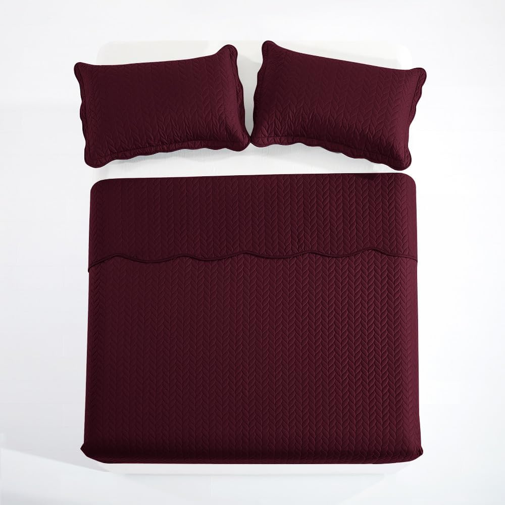 MOONLIGHT20015 Reversible Quilt Set Queen Size