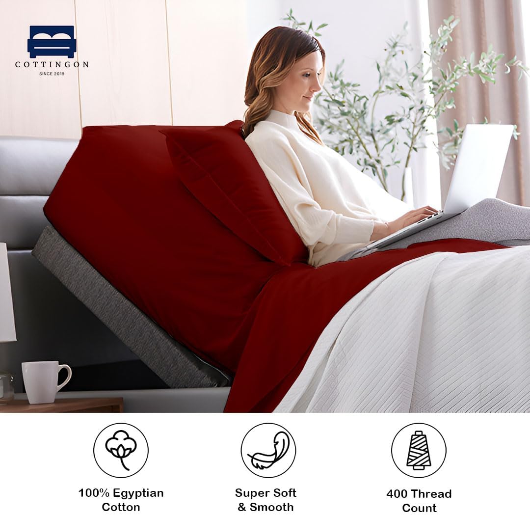 Cottingon Luxury 4-Piece Cal King Sheets Set