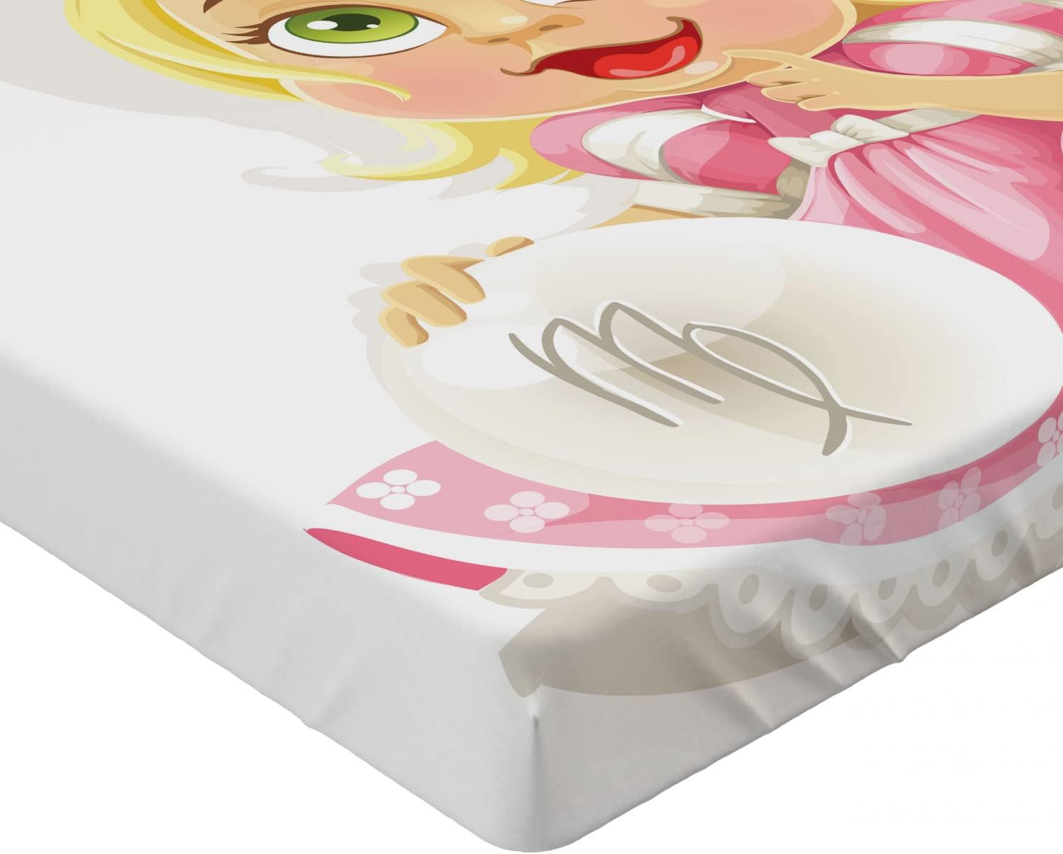 Ambesonne Zodiac Virgo Fitted Sheet Multicolor