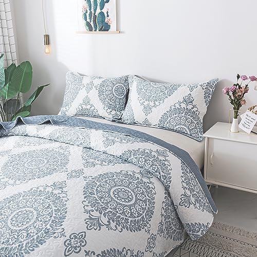 Travan 3-Piece Quilt Set with Shams King Size