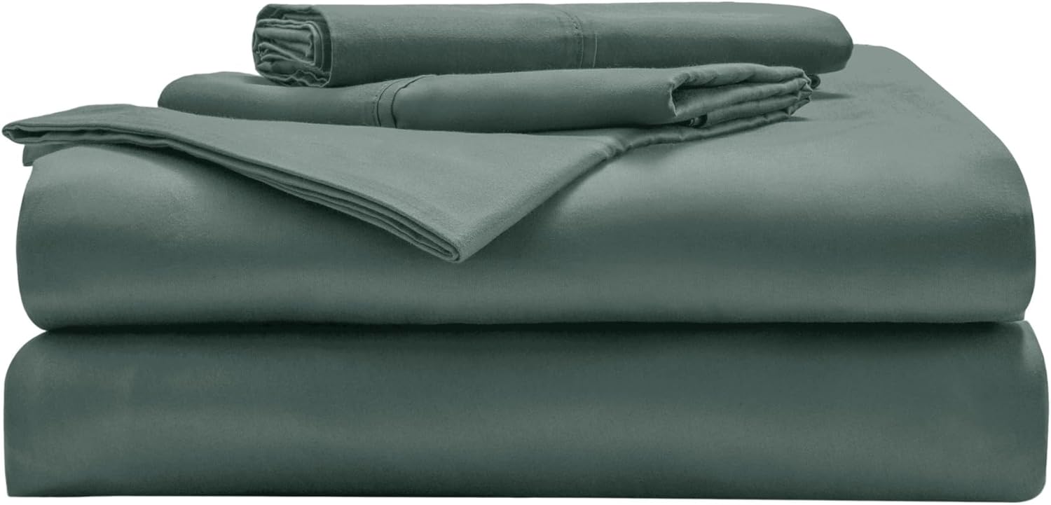 Miracle Made Cotton Sheet Set - Sage Green Queen 4 Piece